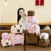 Square Capybara Doll Kapibara Throw Pillow Capybara Doll Children's Plush Toy Throwing Doll