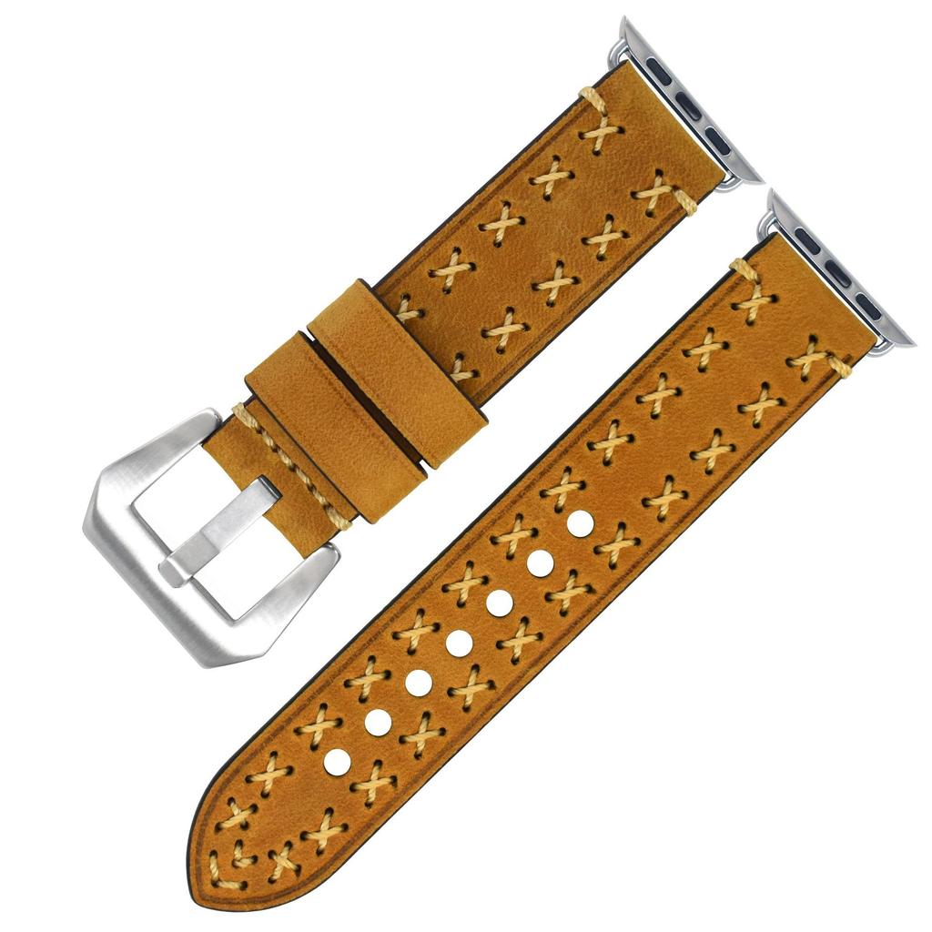 Suitable For Iwatch Strap Apple 8/7/6/5Se Leather Strap Apple Watch8 Bracelet Accessories Strap
