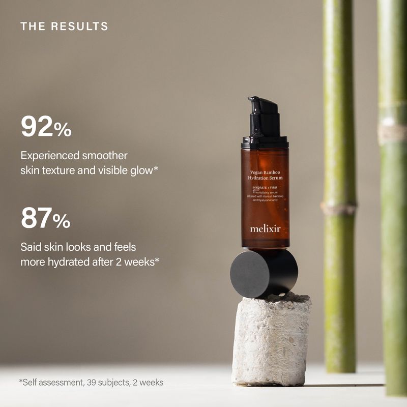 melixir Veganes Bambus-Hydrationsserum 50ml