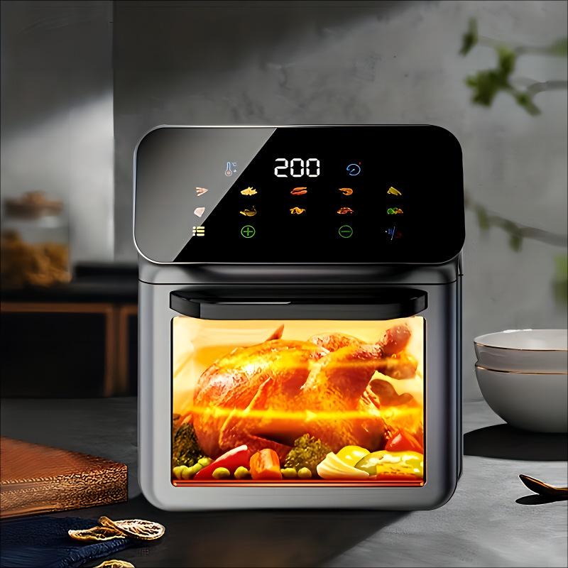 Smart Touchscreen Air Fryer: Smoke-free, Oil-free, Multifunctional Electric Oven for Home Use