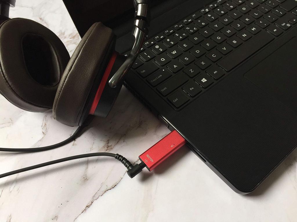 Digitální analogový převodník REIYIN DAC USB zvuková karta Převodník DA Sluchátkový zesilovač Kompatibilní se zdrojem zvuku 192 khz 24bit s vysokým rozlišením