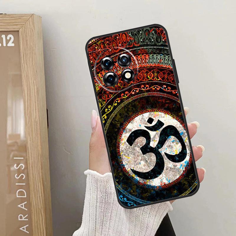 Aum Om Yoga Symbol Fitness Gym Case For OnePlus Nord 5 CE 3 4 Lite N20 N30 OnePlus 13T 13R 12R 10T 10R 10 11 12 13 15 Cover