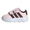 Adidas Disney X  Grand Court Comfortable Simple Versatile Fashion Low-Top Walking Shoes Baby Shoes Pink JR8131
