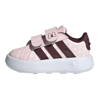 Disney X  Grand Court Comfortable Simple Versatile Fashion Low-Top Walking Shoes Baby Shoes Pink JR8131