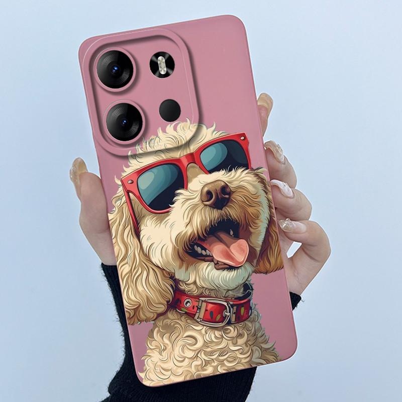 For Tecno Spark Go 2023 Pop 7 Pro BF7 Infinix Smart 7 Plus Smart7 HD Case Lovely Cartoon Cat Liquid Silicone Soft TPU Back Cover