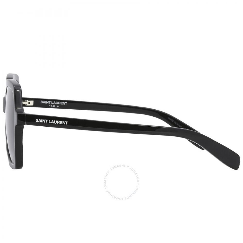 Saint Laurent Grey Gradient Square Ladies Sunglasses Sl 174 001 56