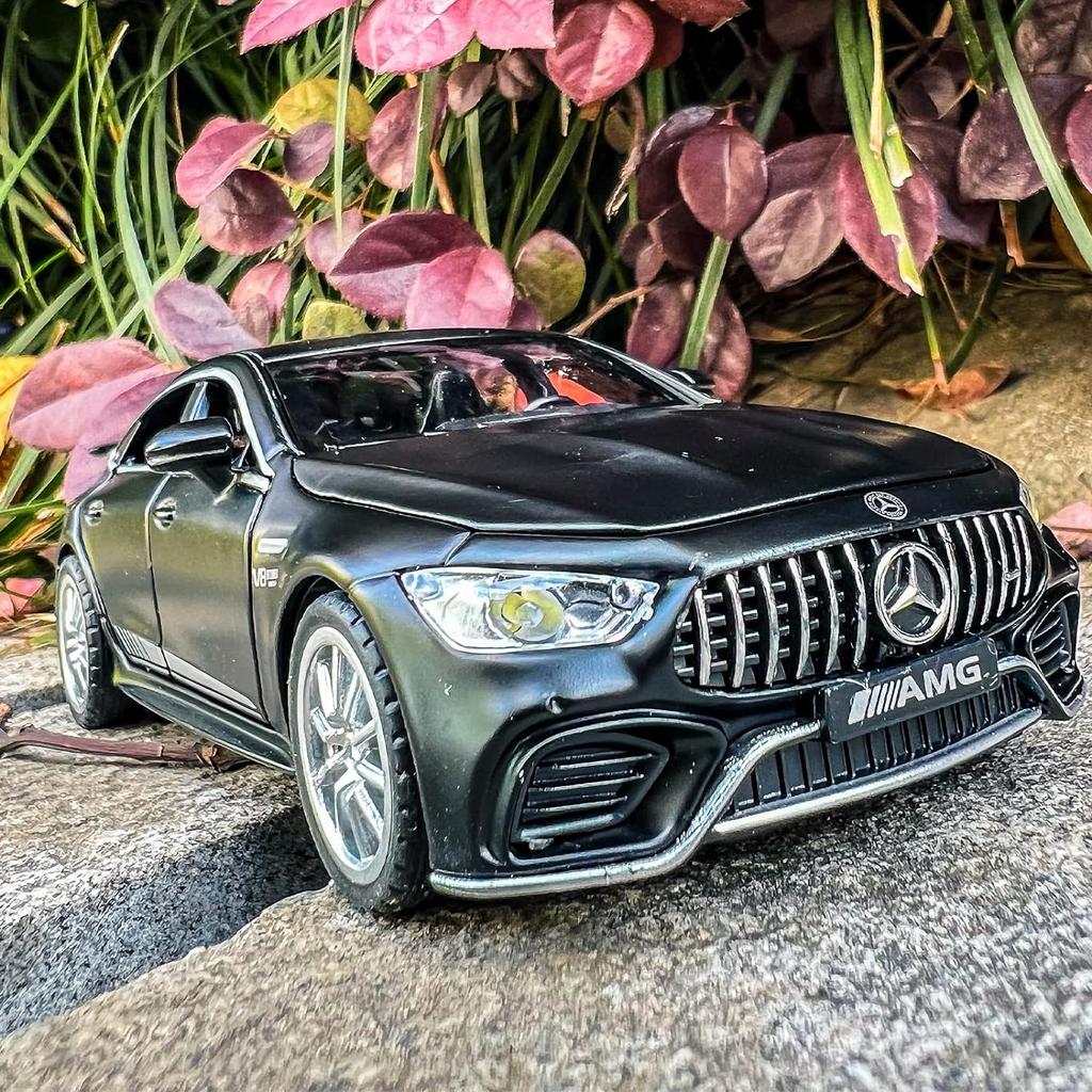 1/32 Benz AMG GT63 Model Car Alloy Diecast Pull Back Toy Car with Sound and Light Door Can Be Opened Toy Vehicle for Kids Gift