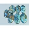 322Cts.. Natural Shattuckite Azurite Oval Cabochon Loose Gemstone 07Pcs Lot C-557