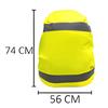Housse de pluie pour sac à dos - RETOO - 20L - Imperméable - Jaune fluo - Mixte