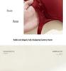 Rose Rendezvous: Red Seamless Push-Up Bra for Comfort and Enhancement