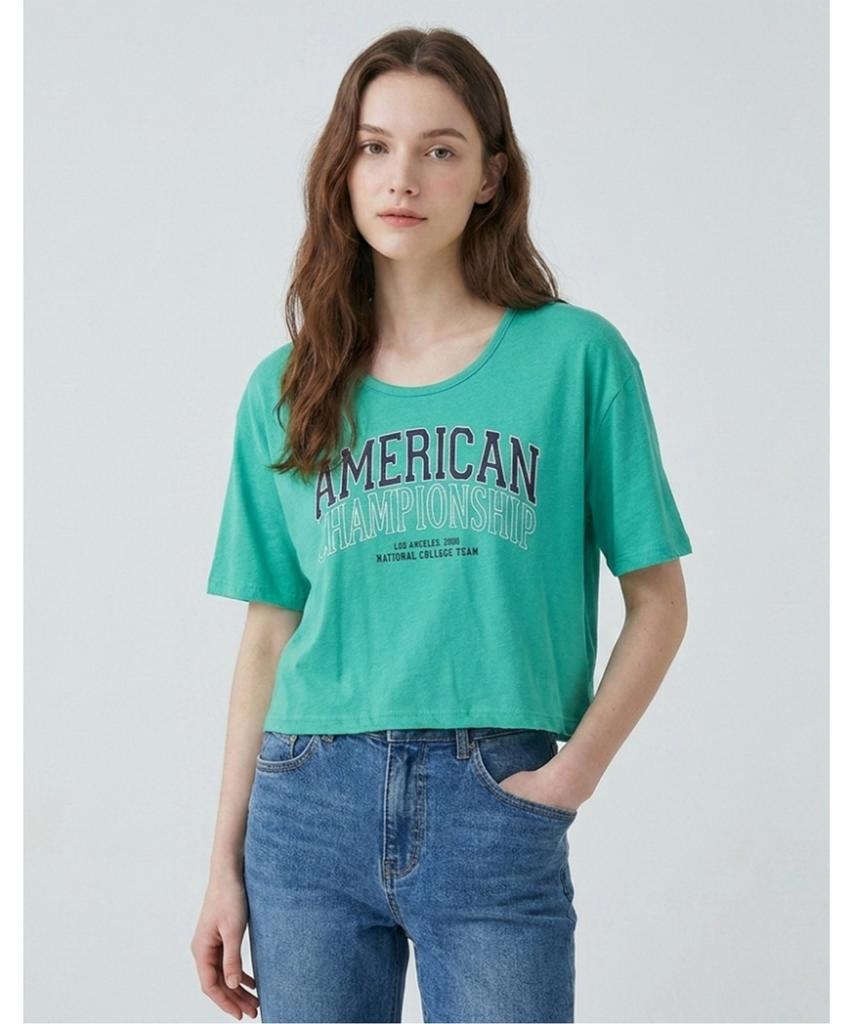 VANAKE Big Lettering Short Sleeve T-Shirt_Vb29Tsm306Z