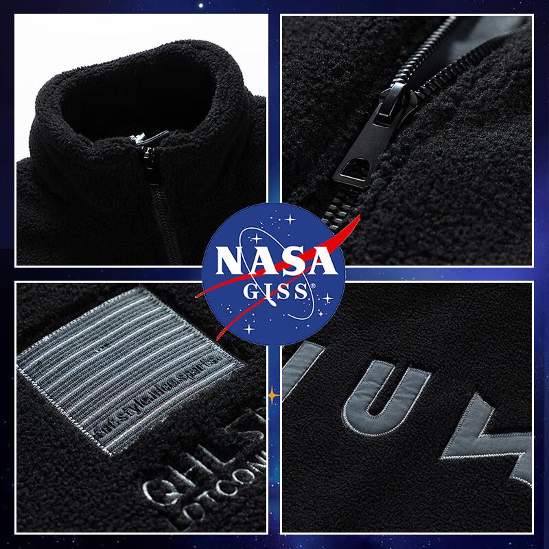 Pánská zimní vatovaná bunda s podšívkou z jehněčí vlny NASA GISS