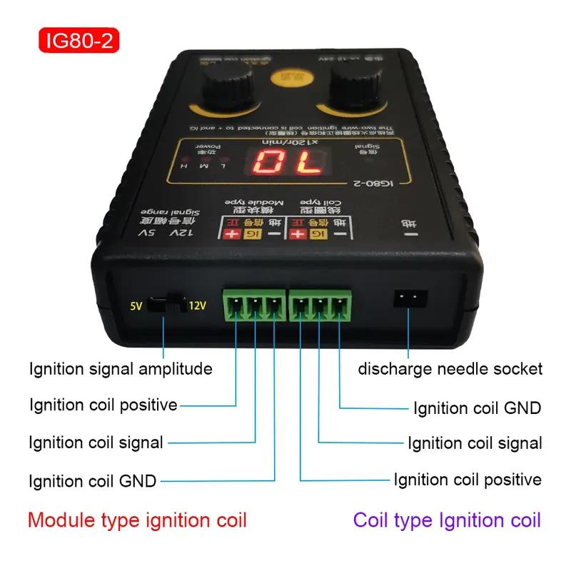 Update! IG80-2 Automobile Ignition Coil Detector Tester, Natural Gas and Gasoline Engine Ignition Coil Test