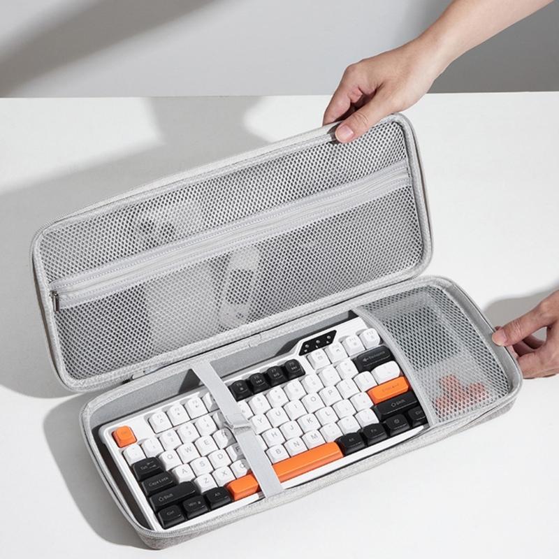 Hard Shell Keyboard Storage Bag for 87 98 Key Computer Mechanical Gaming Keyboards Travel Safe