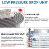  LPD47391 Heavy Duty Transmission with Mounting Hardware Performance Oil Cooler Low Pressure Drop Transmission Oil Cooler