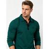 Men's Plus Size Long Sleeve Polo Shirt Autumn Winter Business Casual Cotton Top Breathable Stretch Loose Fit M-6XL White Black Navy