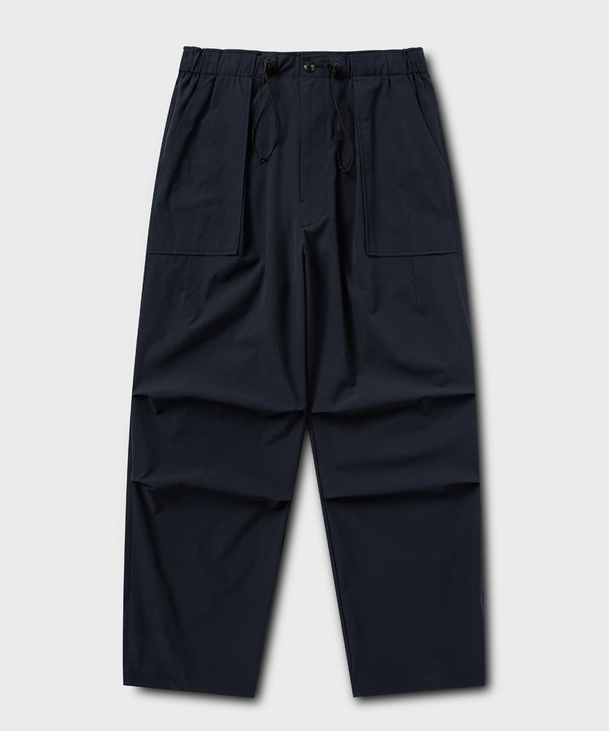 NONBLANK Elastic Waist Fatigue Pants_Dark Navy