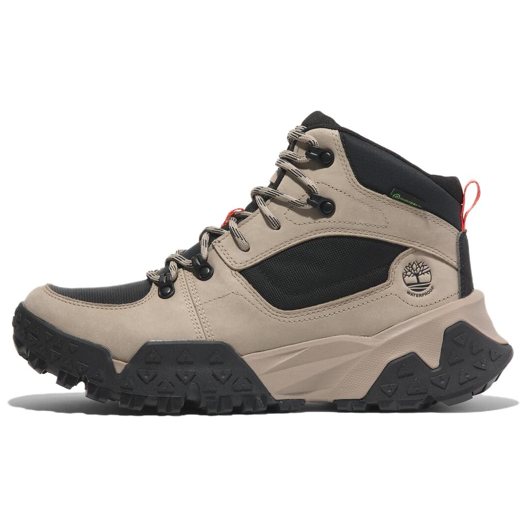 Timberland Men s Lincoln Peak Mid WP Light Beige Waterproof Hiking Boots A6DD1EN5 43