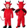 Halloween Devil Costume Kids Role Play Bat Vampire Stage Performance Outfit