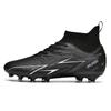 High-Cut Football Cleats Men Women TF Studs Artificial Turf AG Natural Grass Breathable Mesh Upper