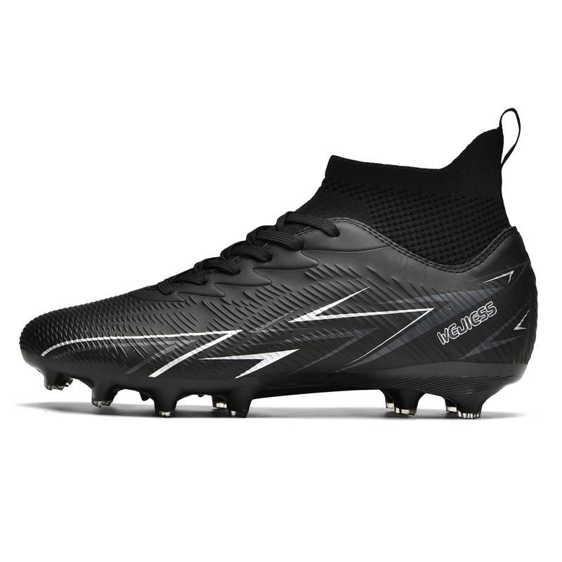 High-Cut Football Cleats Men Women TF Studs Artificial Turf AG Natural Grass Breathable Mesh Upper