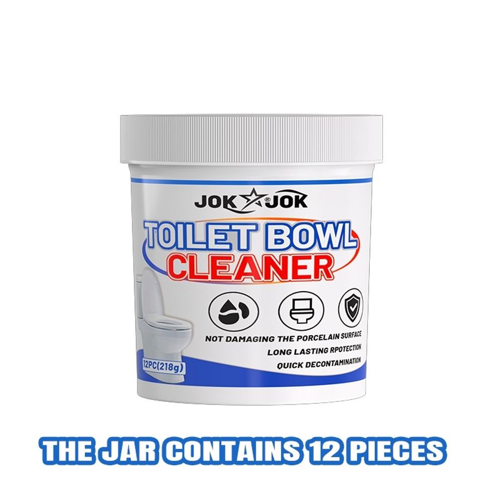 

JOKJOK Таблетки для багатоцільового чищення туалету та видалення засмічень каналізації - Швидкодіючий пластиковий сантехнічний трос для розчинення засмічень, для кераміки