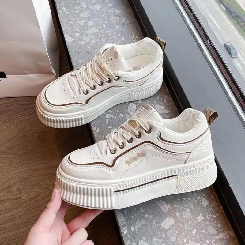 

Студенты увеличивают рост маффин женская обувь осень новая повседневная обувь кампус ветер доска обувь платформа белая обувь женская 40