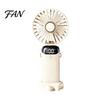 Cordless Handheld Cooling Fan Portable Fan, Foldable Mini with Strong Wind, 3 Speed Quiet Desk for Travel Office, USB Personal School
