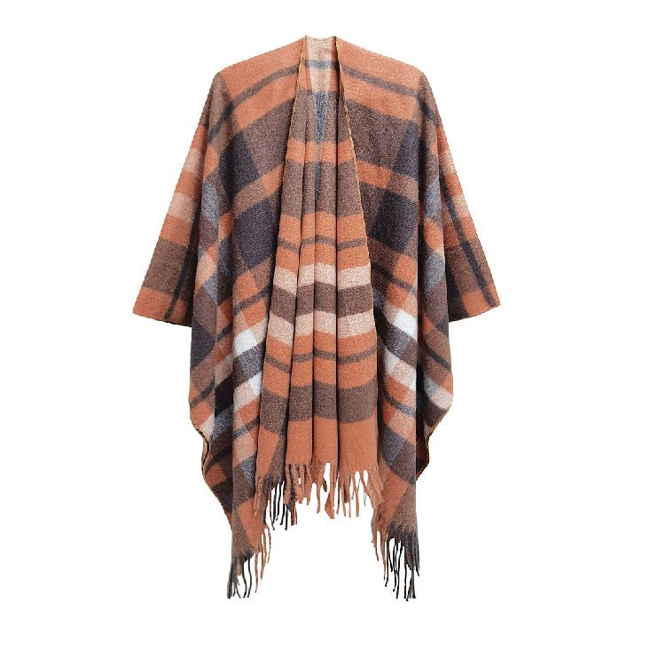 

Женский модный универсальный новый шарф, европейский и американский осенне-зимний толстый теплый шарф с кисточками 160*120cm