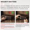 Handmade Retro Crazy Horse Leather Watch Display & Collection Box - Ten-Slot Drop-Proof Design