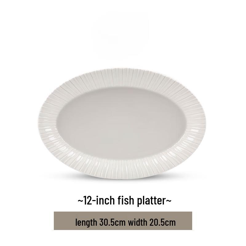 Jingdezhen High-White Porcelain Dinnerware Set