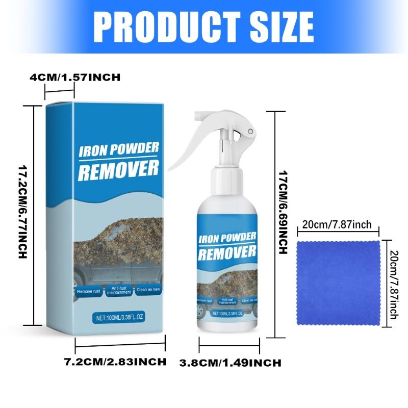 100ml/3.38oz Rust Remover Derusting Sprayer Multifunction Car Rust Removal Sprayer Universal Car Maintenance