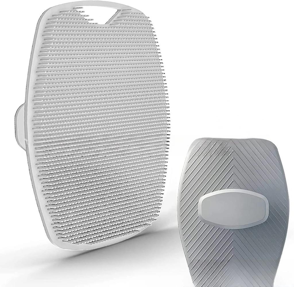 Exfoliating Silicone Bath Brush Portable Wall Mounted Shampoo Brush Bath Face Washing Cleaning Brush Bath Gadget