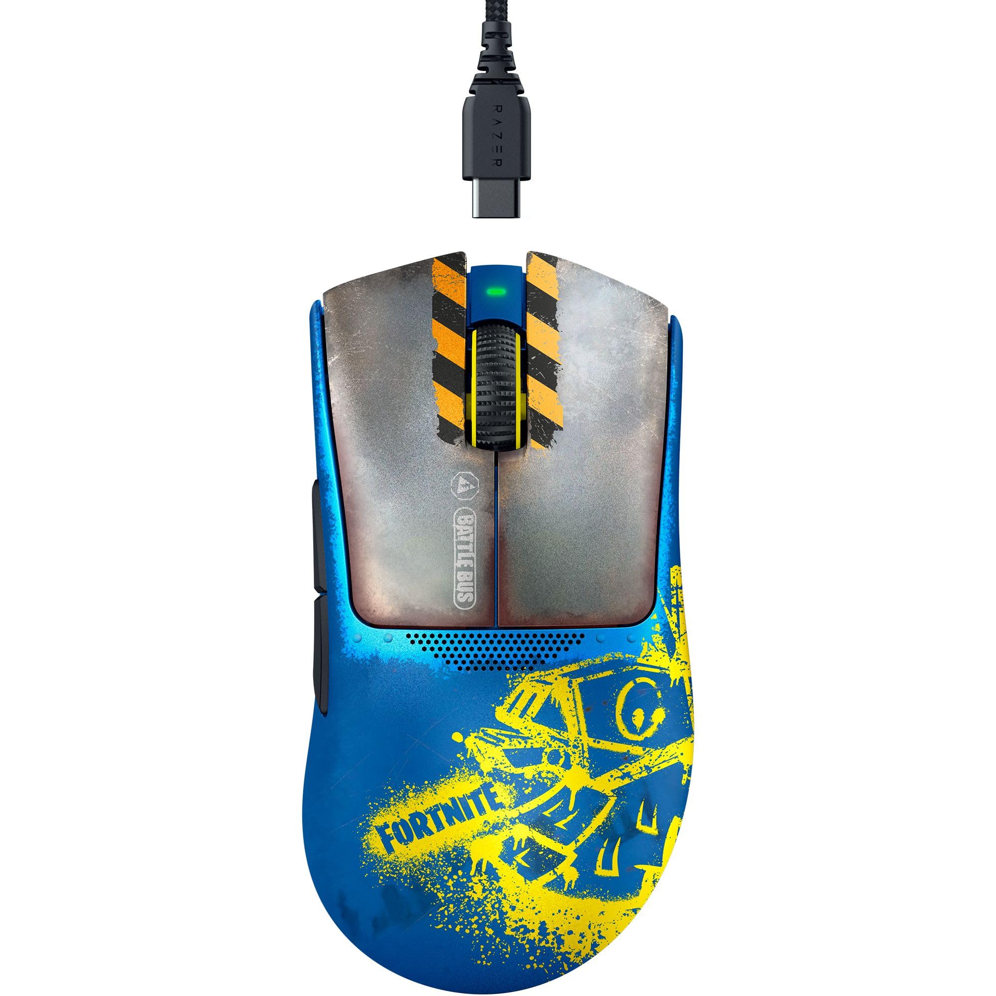 

Ігрова миша FORTNITE Razer DeathAdder V3 Pro Fortnite Edition Бездротова 63г Покращена ергономічна форма Focus Pro 30K Оптичний сенсор 3-го покоління