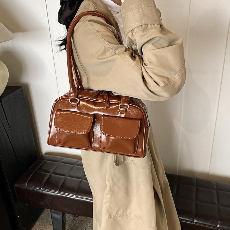Niche Design Underarm Bag Women's 2025 New Retro Large-capacity Shoulder Bag Premium Commuter Handbag