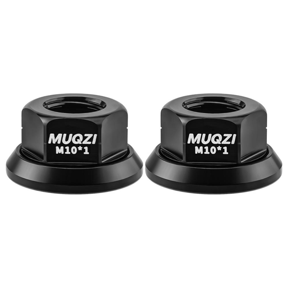 

2pcs M9/M10/M10*3/8 Bicycle Hub Nut Aluminum Alloy High Strength Rear Axle Screw Anti-rust Anodizing Bike Accessories