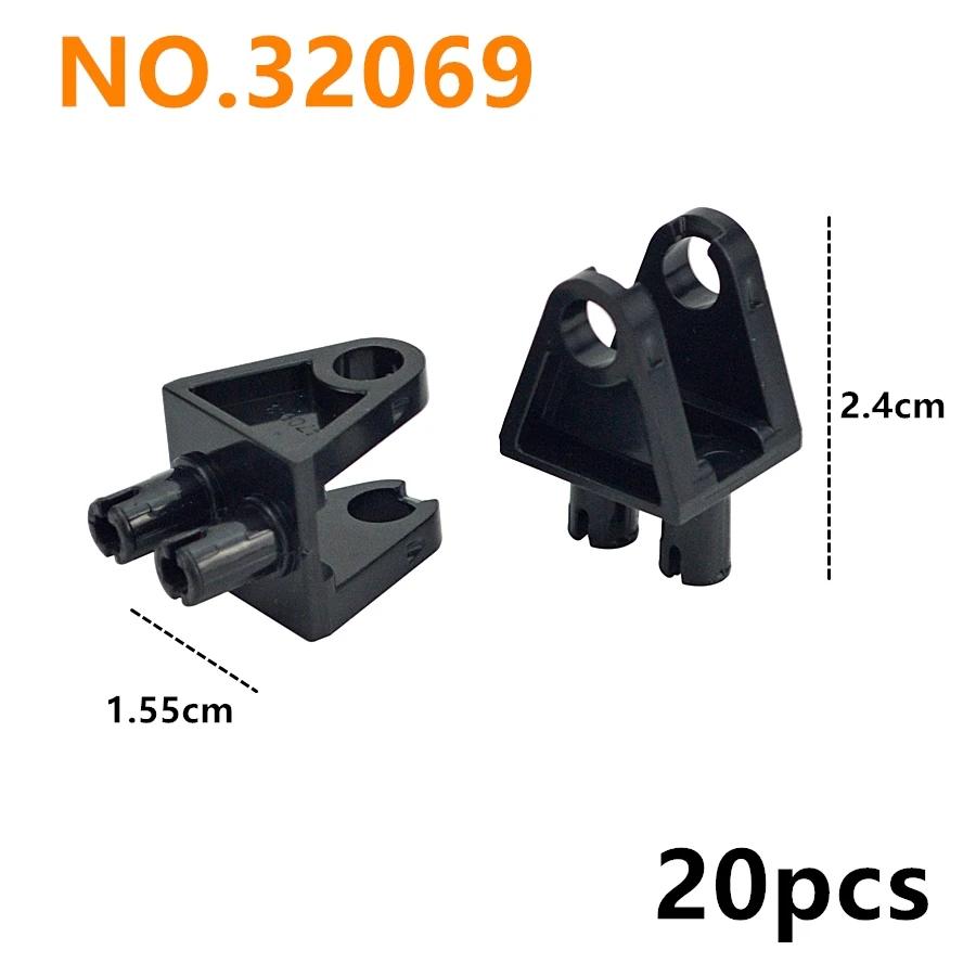 Pin Axle Bolted Ring Connector Peg Cross Building Block Toy Replace Bulk High-tech Parts Brick 32013 27940 10197 22961 32126