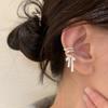 2026 Versatile Shakable Bow Ear Bone Clip Female Personality Simple Versatile Temperament No Ear Piercings Earrings Earrings