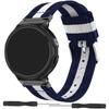 Nylon Strap for Garmin Forerunner 235 735 230 220 630 620 Stripe Stitching Color Watch Band for Approach S20 S6 Wriststrap Bracelet Metal Connectors