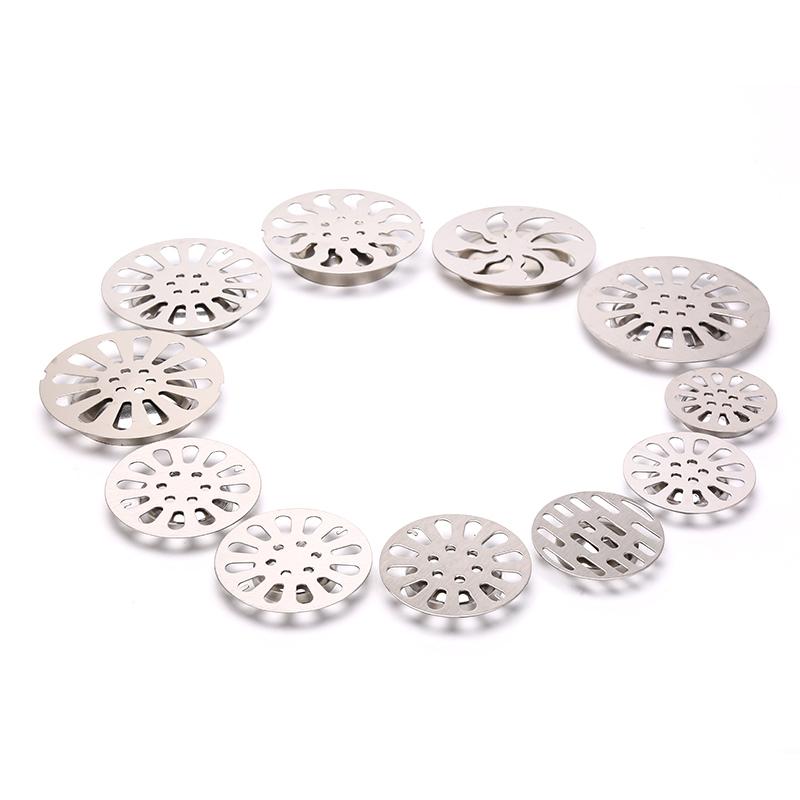 1Pc Stainless Steel Floor Drain Cover Overflow Round Anti-Clogging Shower Drain