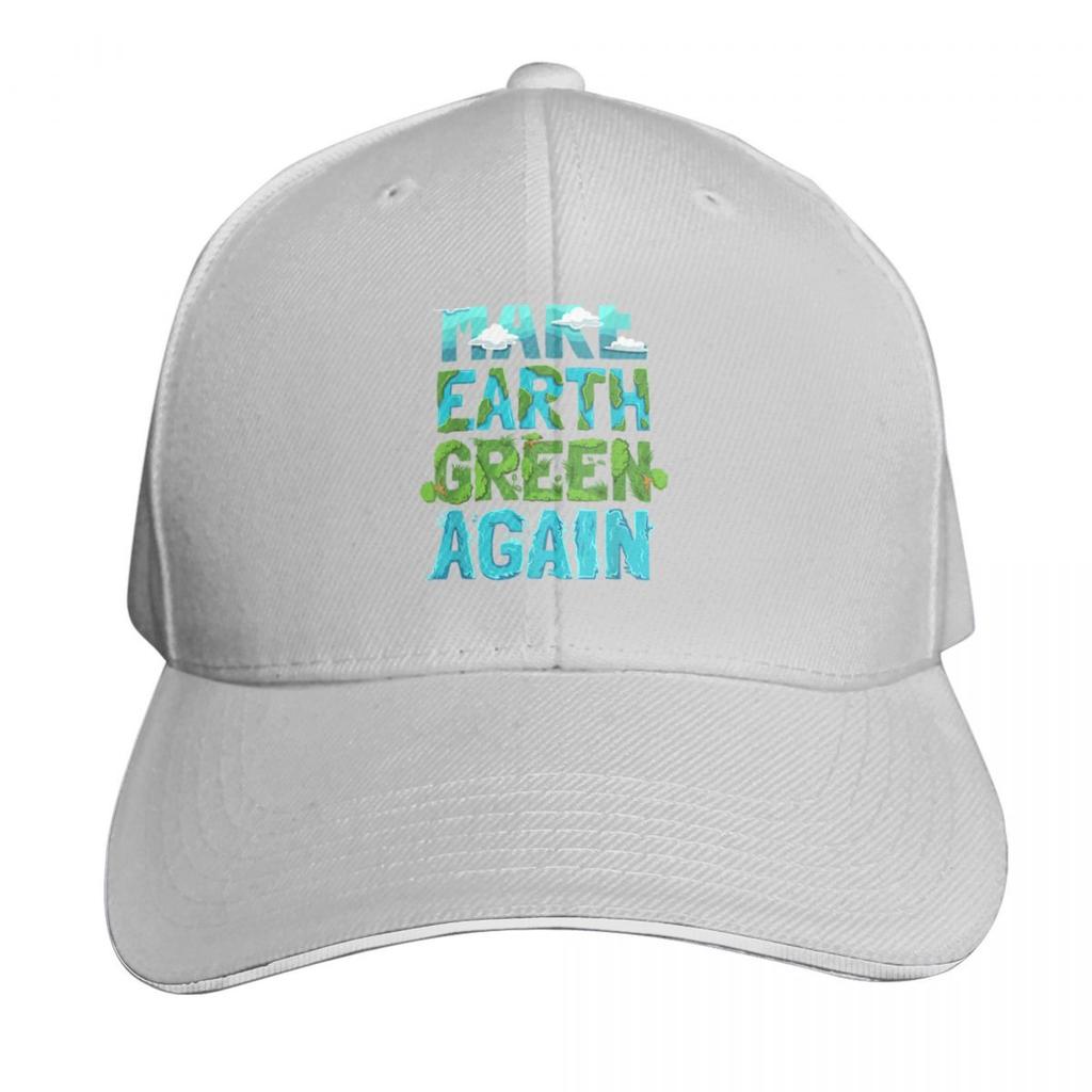 Make Earth Green Again EnvironUnisextal Earth Day Light TShirt TShirt Baseball Cap Beach Hat New In The Hat Caps For Women Unisexs