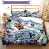 3pcs Custom Name Chelsea F.C Bedding Set Duvet Cover Closure Includes 1 Duvet Cover & 2 Pillowcases for All Seasons Bedroom Decor