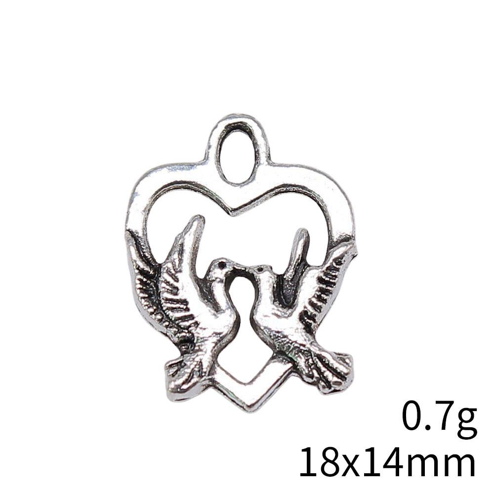 Back To School Charms Bulk Peach Heart Love Charms Pendant Women's Clothing Pendant