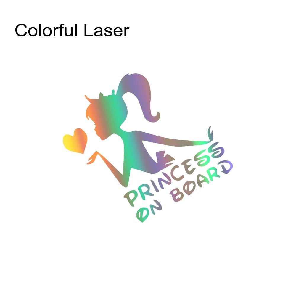 Car Sticker Creative Princess On Board Decal Vinyl Cover Auto Tuning Accessories for Toyota Lada VW Dacia Peugeot Skoda Nissan