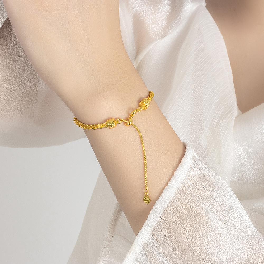 Real Money 925 Sterling Silver Shinning Pull-out Adjustable Chain Bracelet For Women Men Homme Wedding Party Jewelry Gift