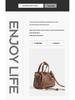 Celebrity Style High-End Leather Texture Tote - Small Crossbody & Shoulder Bag