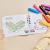 Atti Rabbit Baby Toddler Crayons 16 Colors Non Stick Easy Grip Washable Crayons
