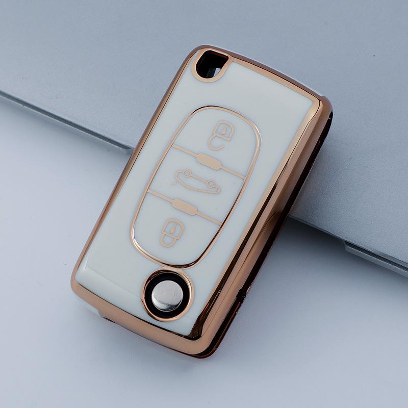 Key Cover for Dongfeng Peugeot 308/408 and Citroen 307/207 - Unisex Design