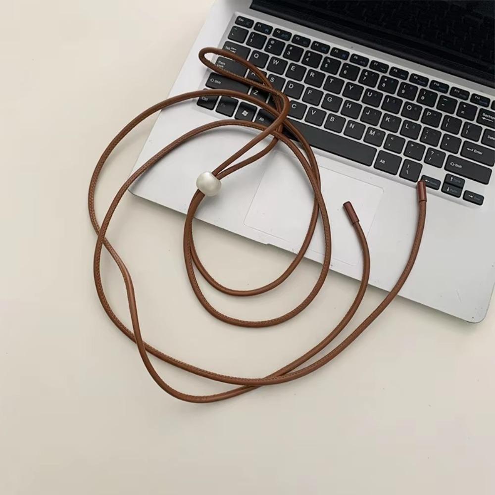 Luxury Waist Rope Waist-Cinching Dress Jeans Belt Simple Women's Belt  Streetwear