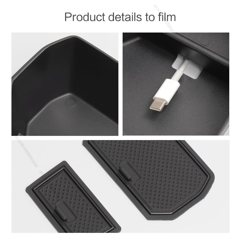 Center Console Armrest Storage Box For Dacia Sandero 2024 Car Tray Organizers Accessories Tidying